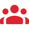 People icon representing a supportive community