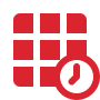 Timetable icon representing tailored training programs